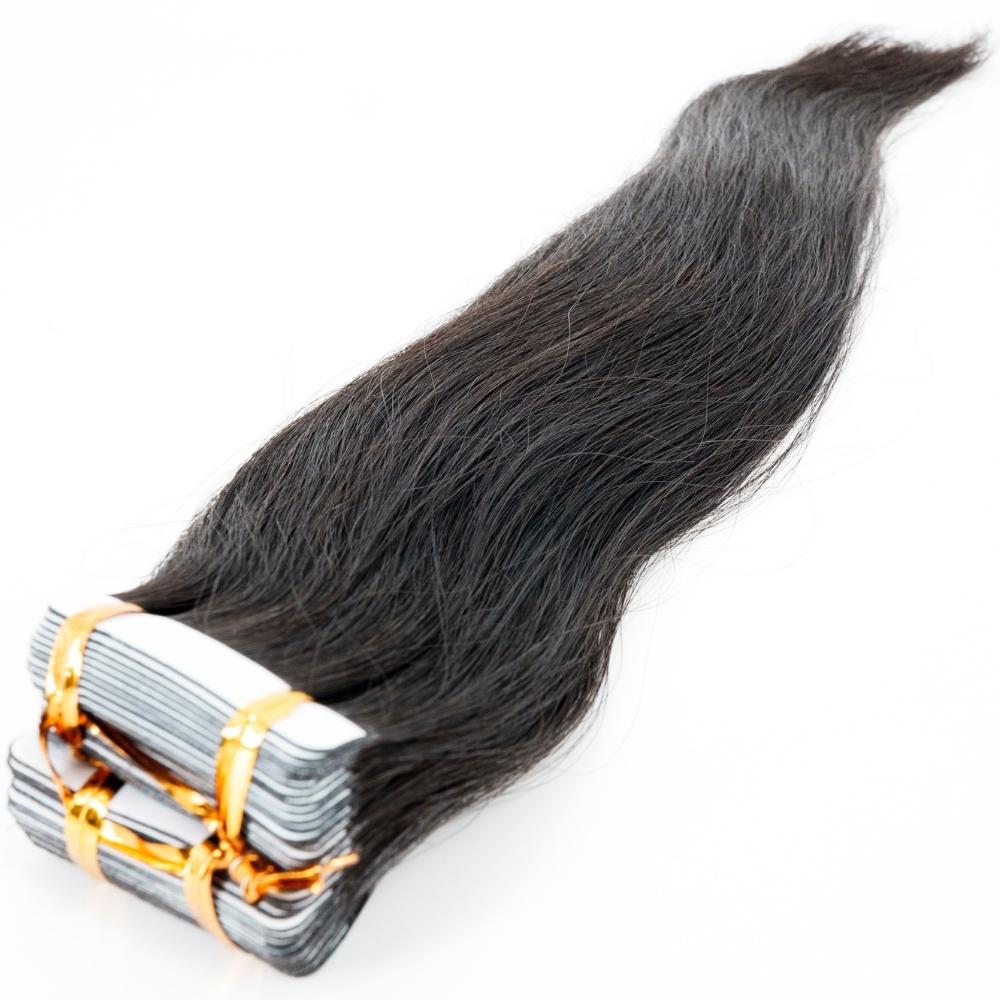 Raw Straight Tape-in Extensions