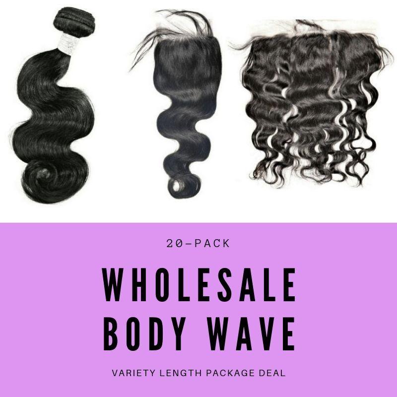 Malaysian Body Wave Variety Length Wholesale Package
